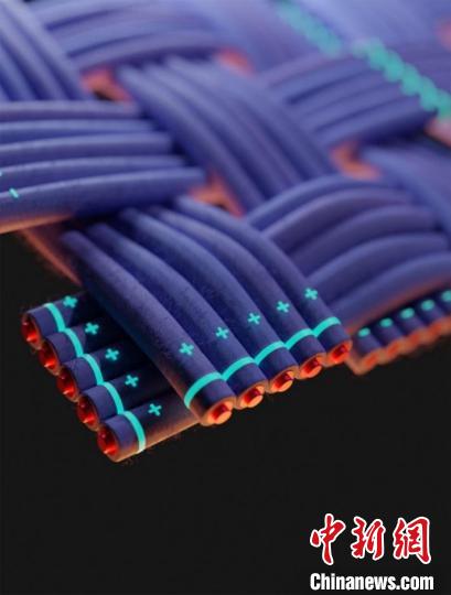 2021年度中国十大科学进展7:纤维聚合物锂离子电池的集成组装示意图。 科技部高技术研究发展中心(基础研究管理中心) 供图 2021年度中国十大科学进展7:纤维聚合物锂离子电池的集成组装示意图。 科技部高技术研究发展中心(基础研究管理中心) 供图